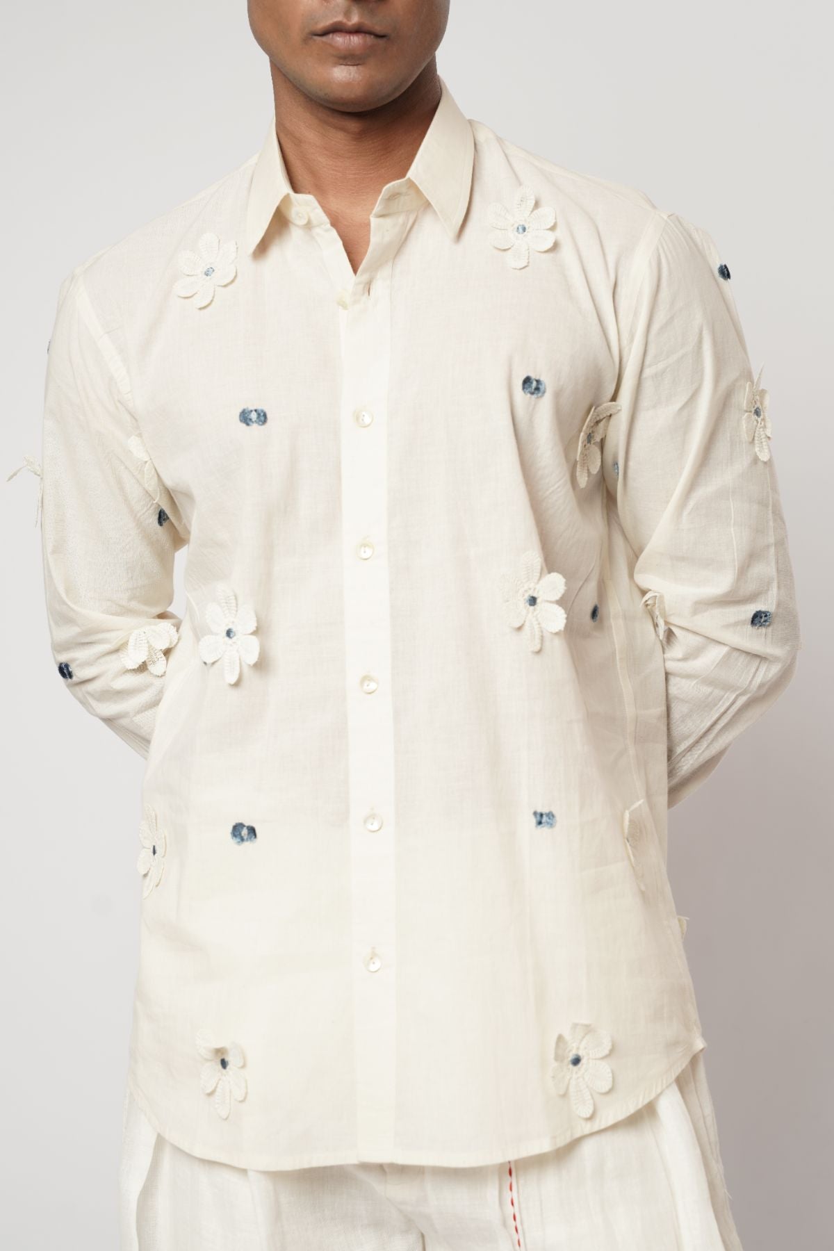 Ombre Floret Shirt Set