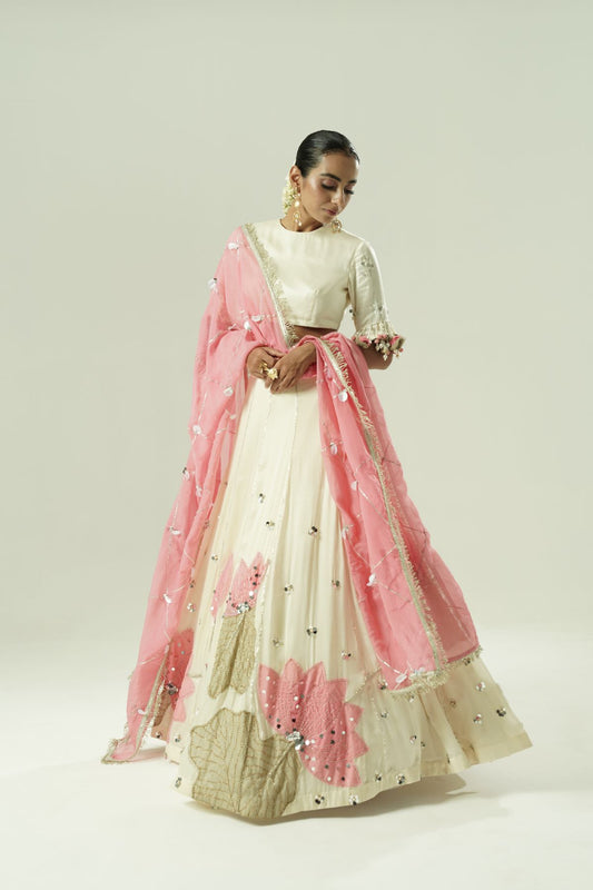 Lilly Paneled Lehenga Set