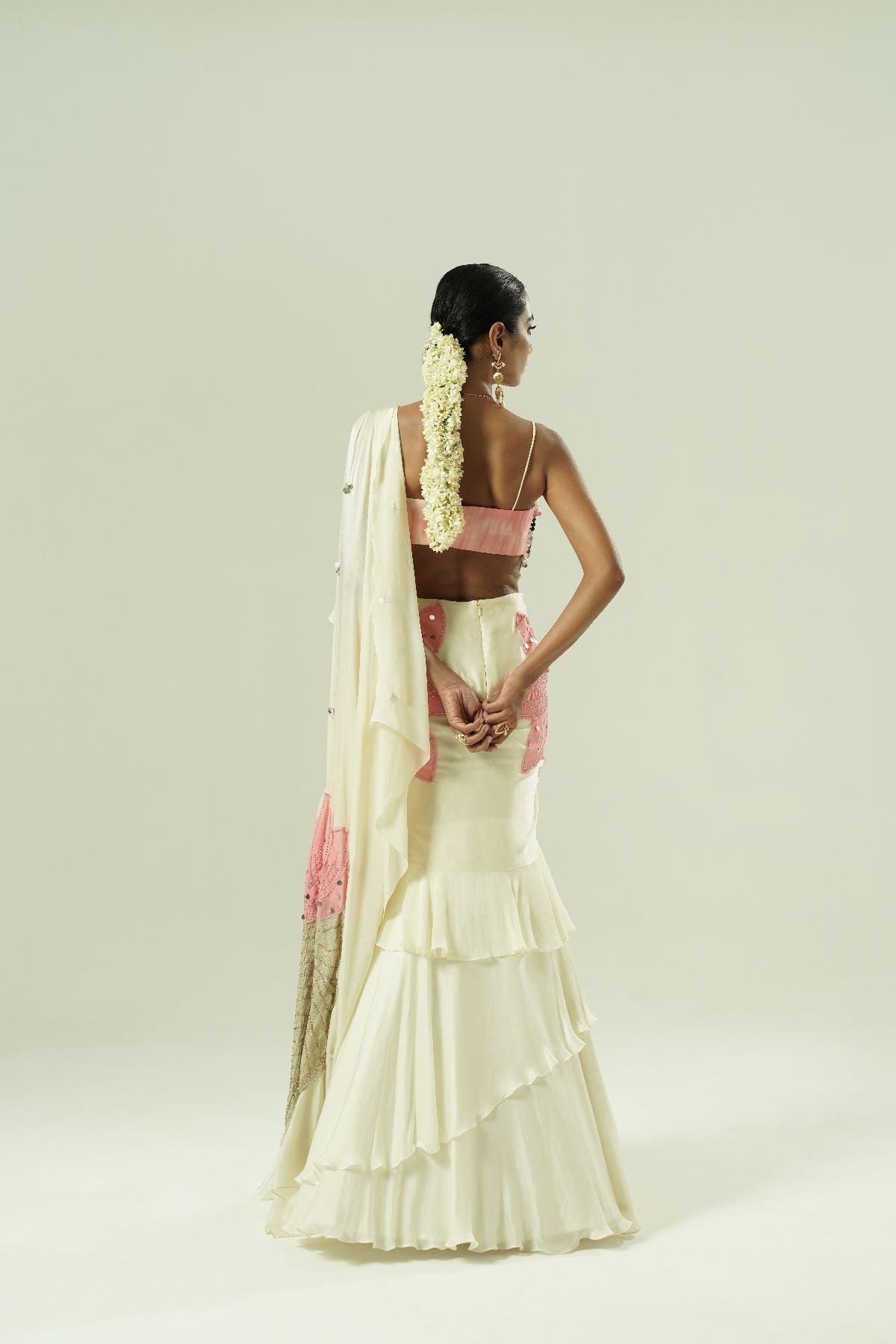 Lilly Draped Ruffle Saree