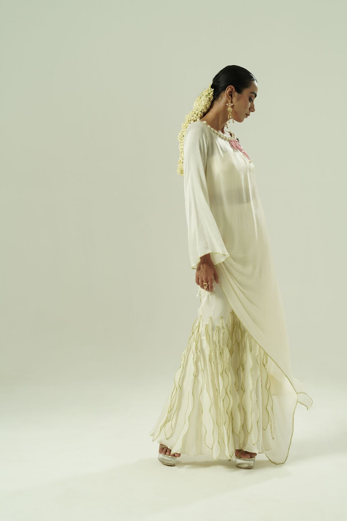 Lilly Leaflet Kaftan Tunic Set