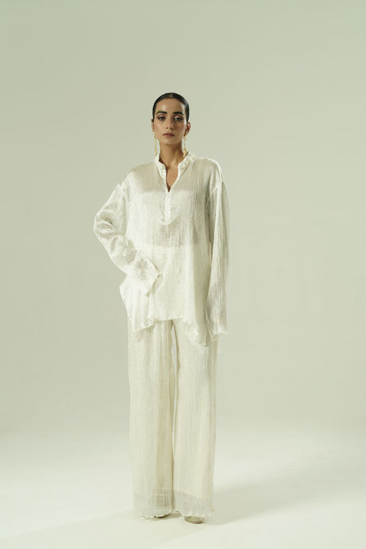 Semi-Silk Crushed Co-Ord Set