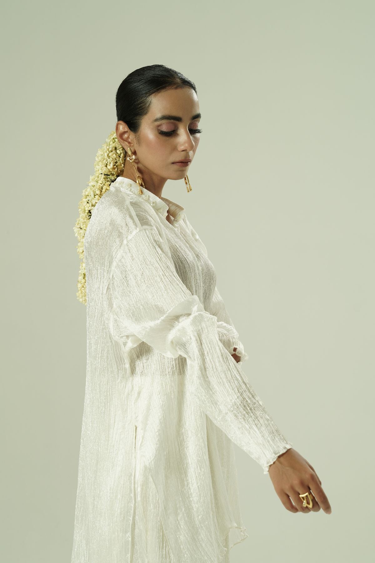 Semi-Silk Crushed Co-Ord Set