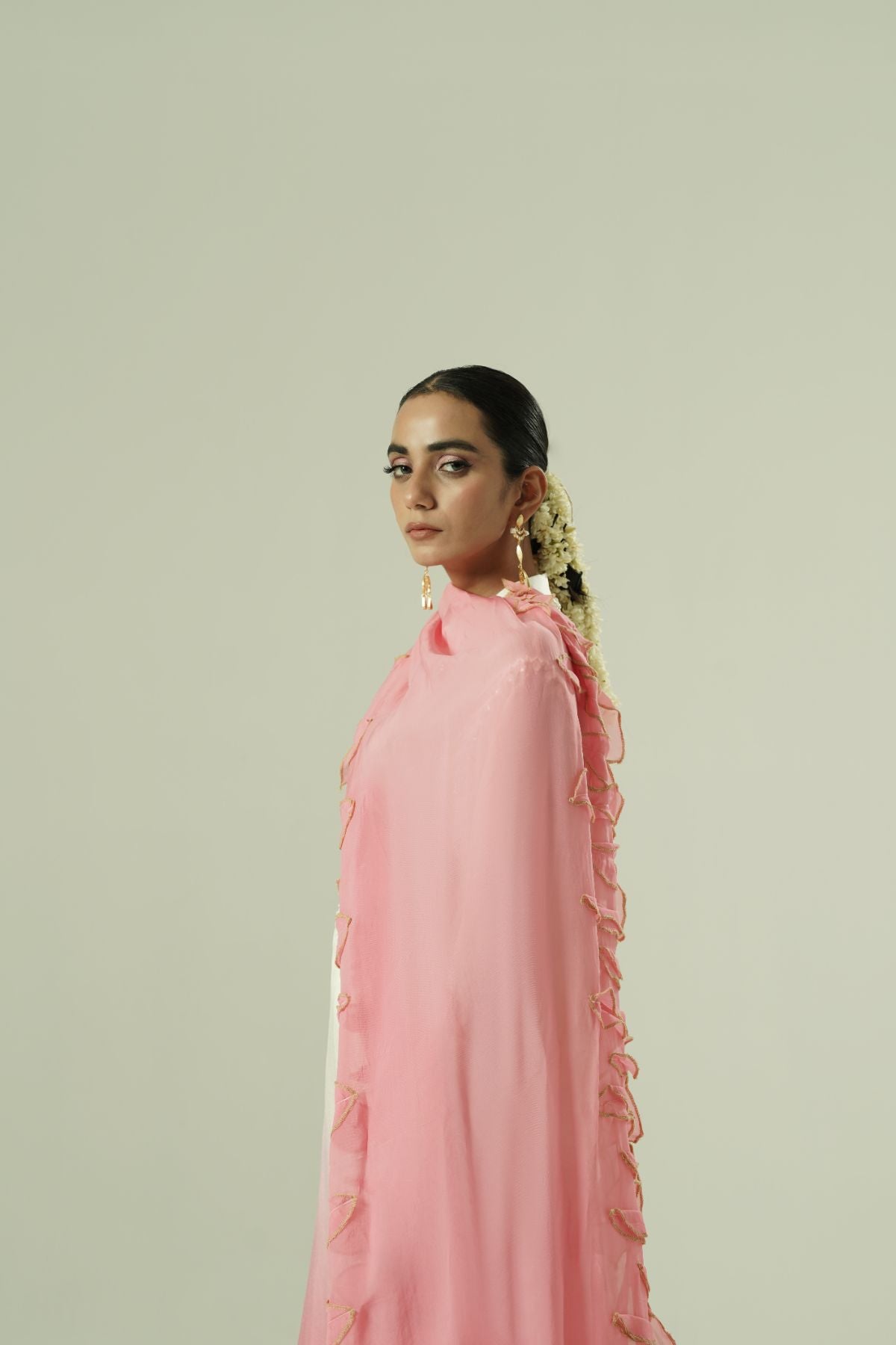 Ombre Beaded Kurta Set