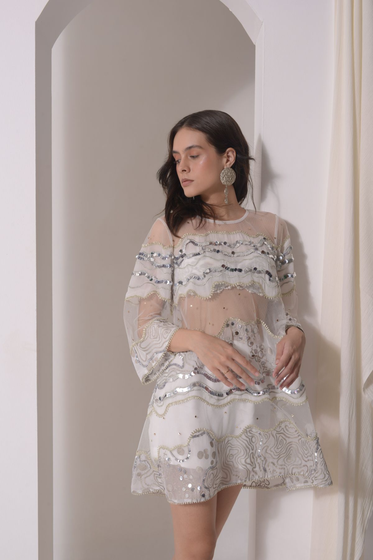 Patchwork Shift Dress