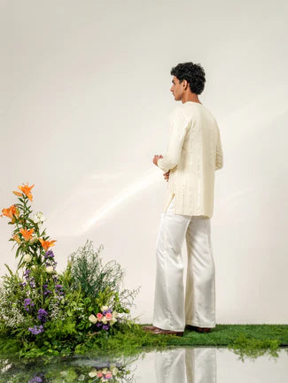 FLORA TASSEL PATCH KURTA SET