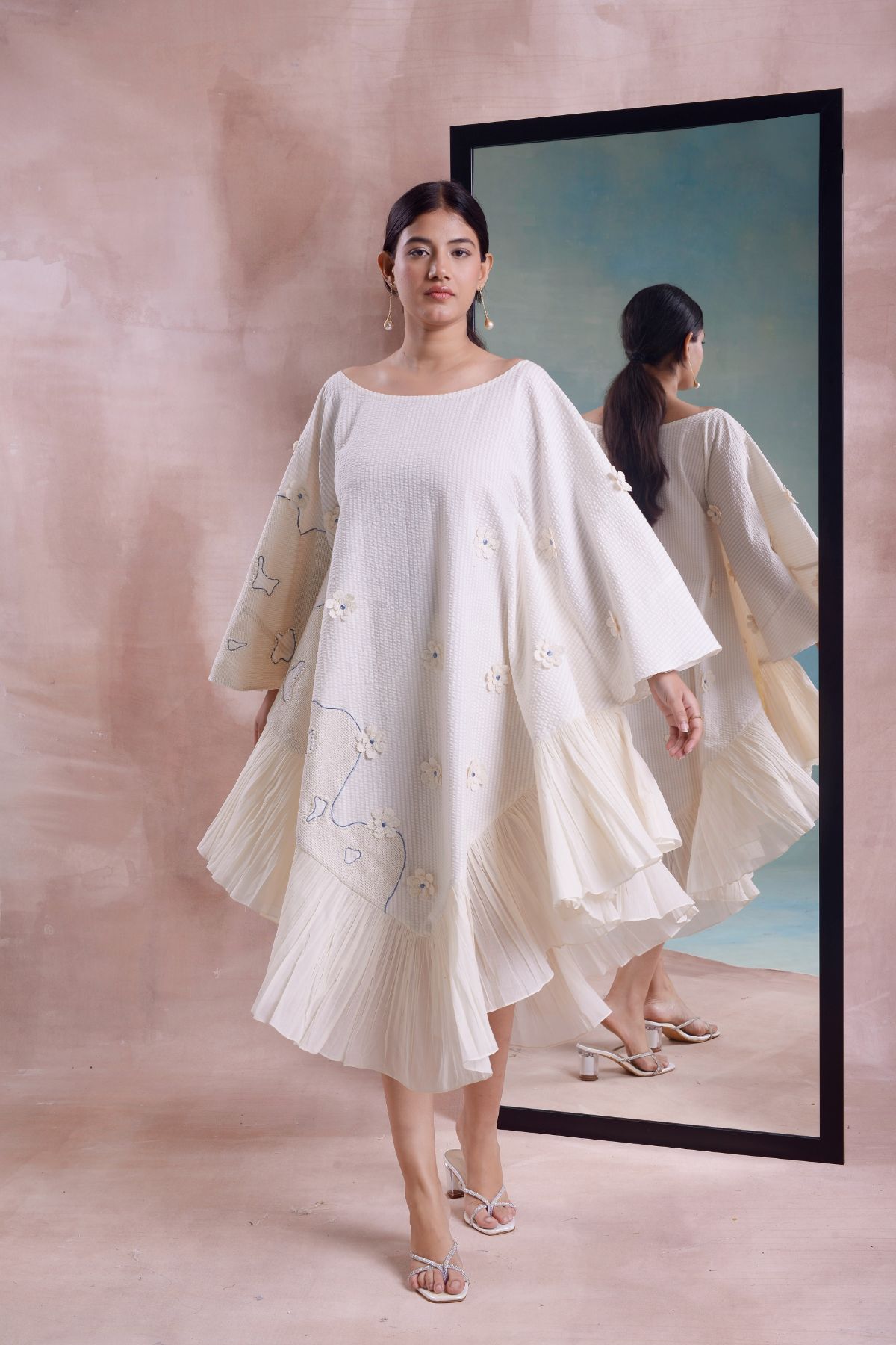 cotton mesh dress Cotton Mesh Dress shwetangadesign