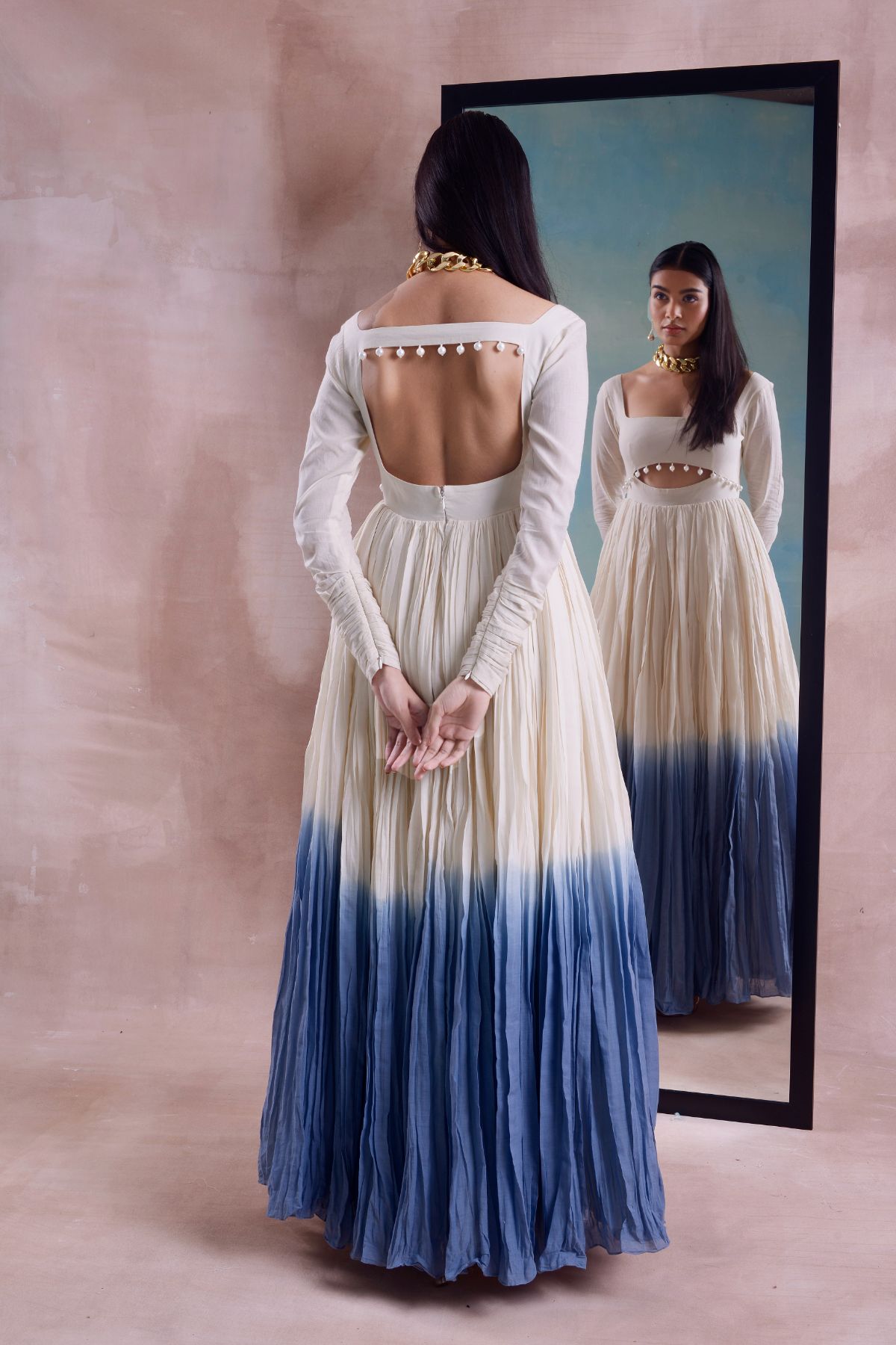 Ombre Beaded Kalidar Set