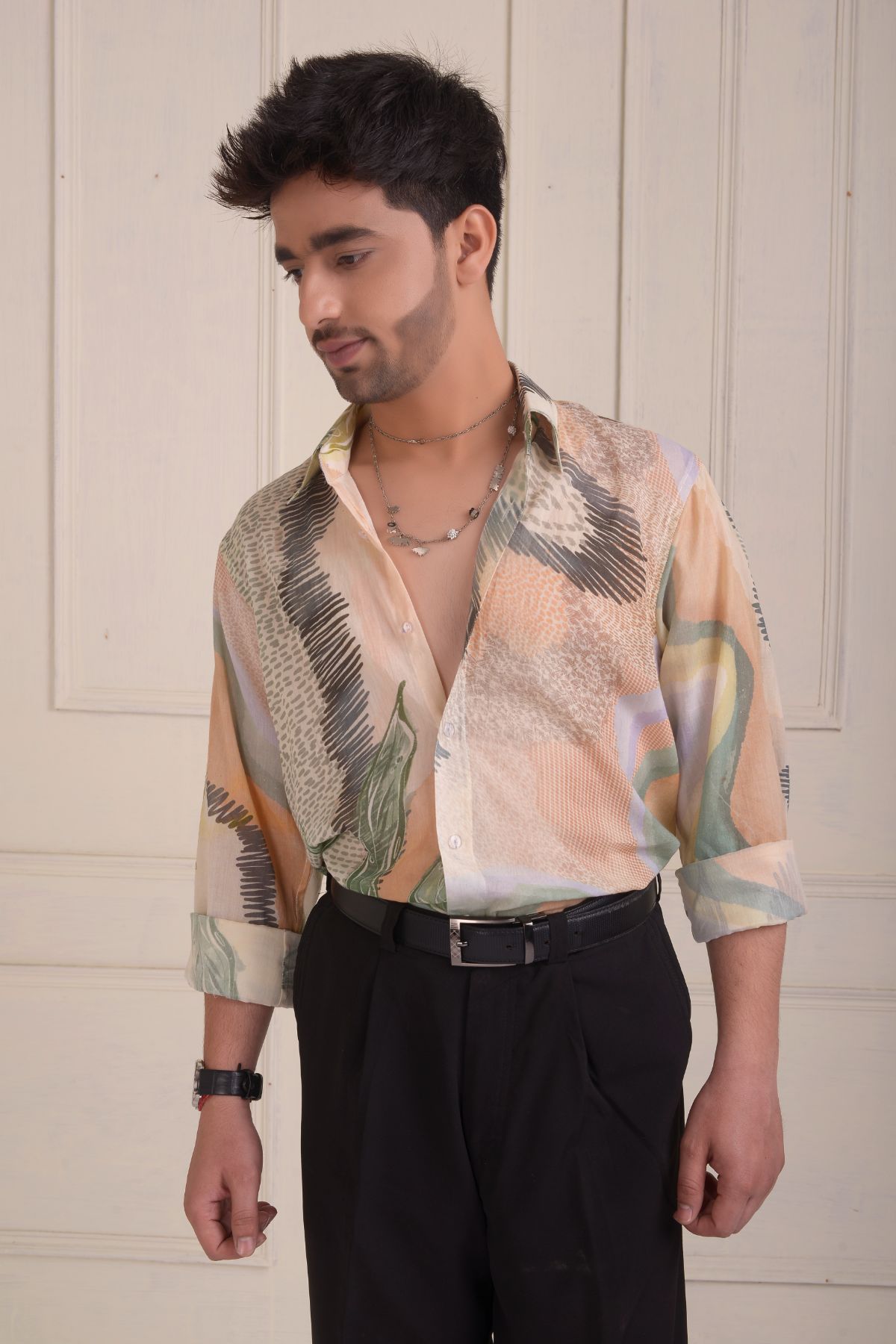 Printed full sleeve shirt