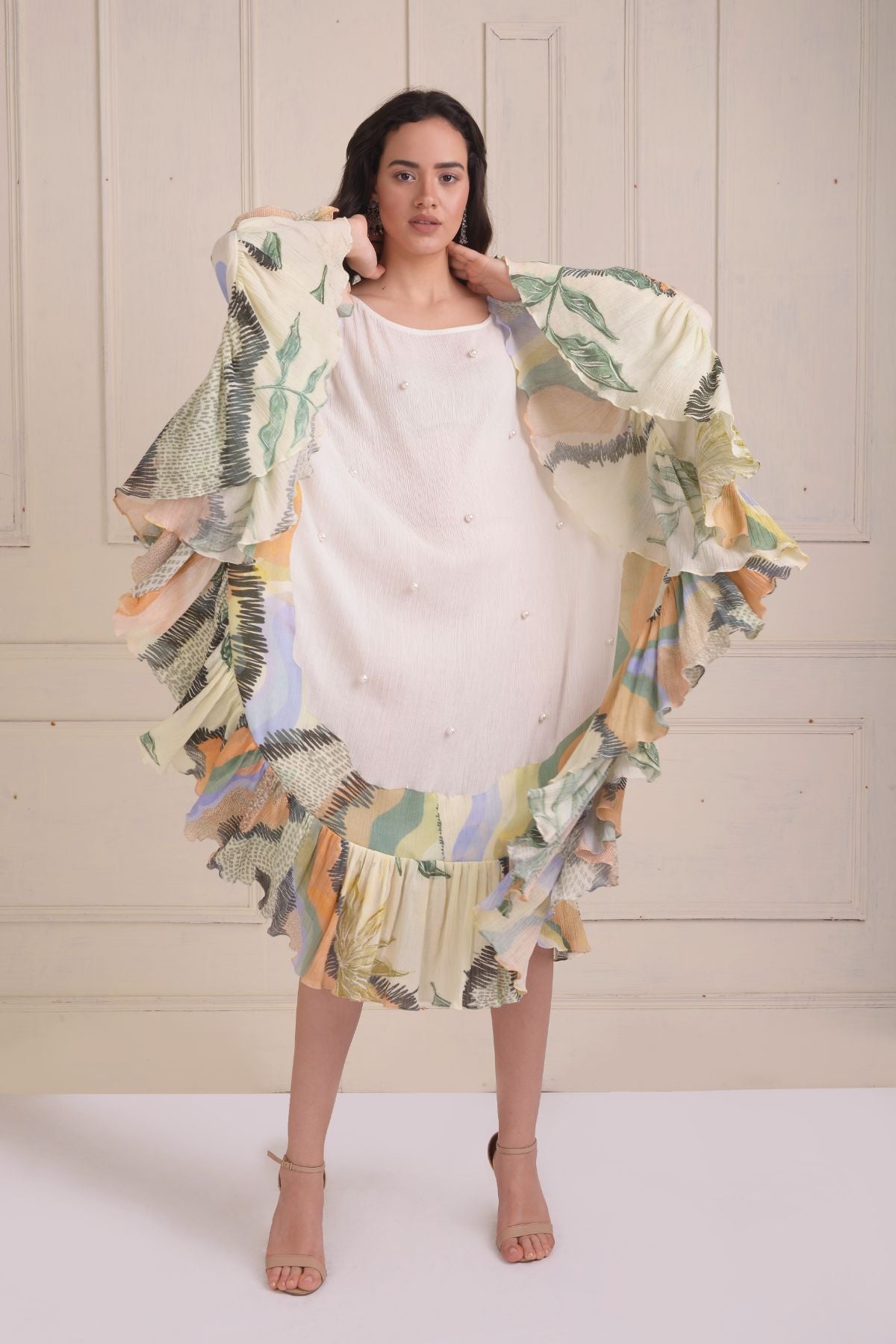 Ellipse patchwork dress