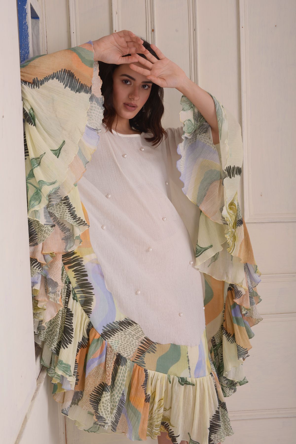 Ellipse patchwork dress