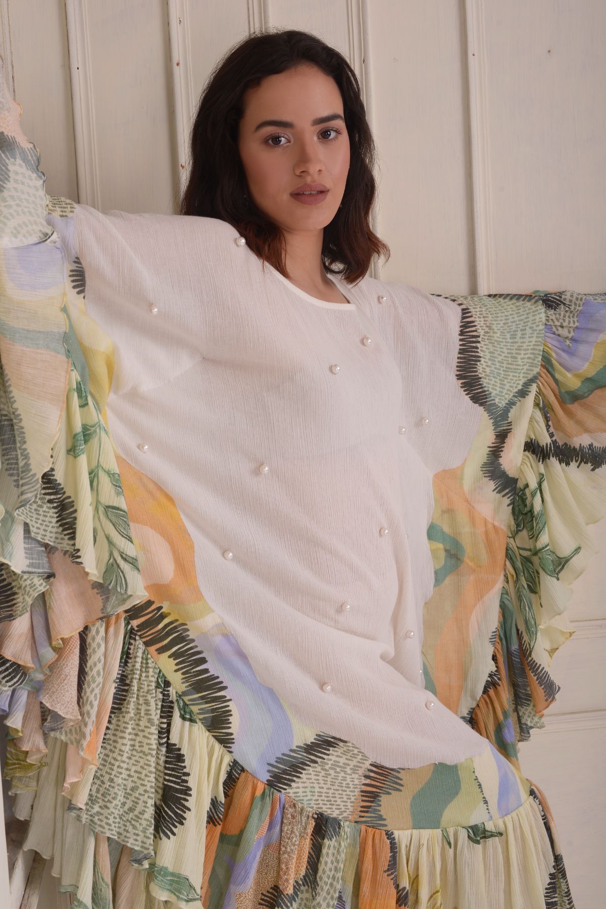 Ellipse patchwork dress