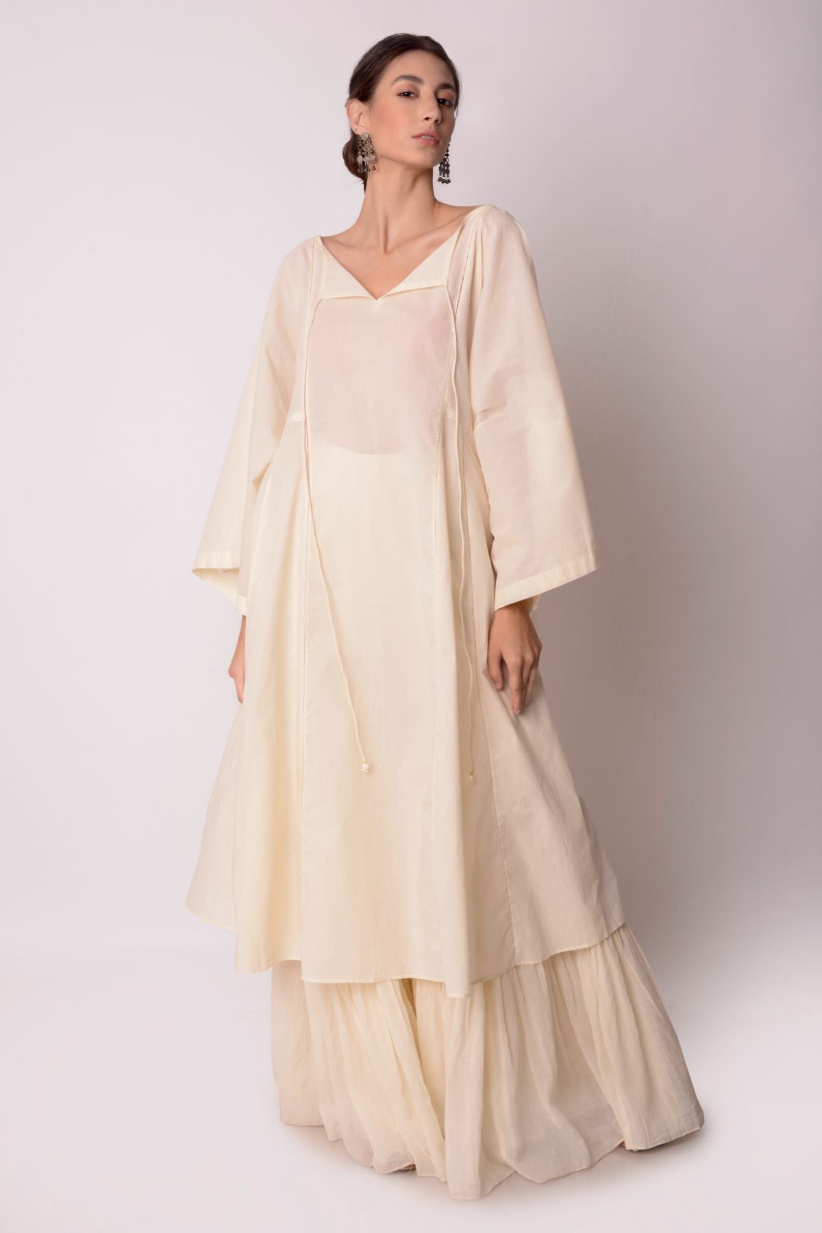 Kalidar Kurta With Sharara Set