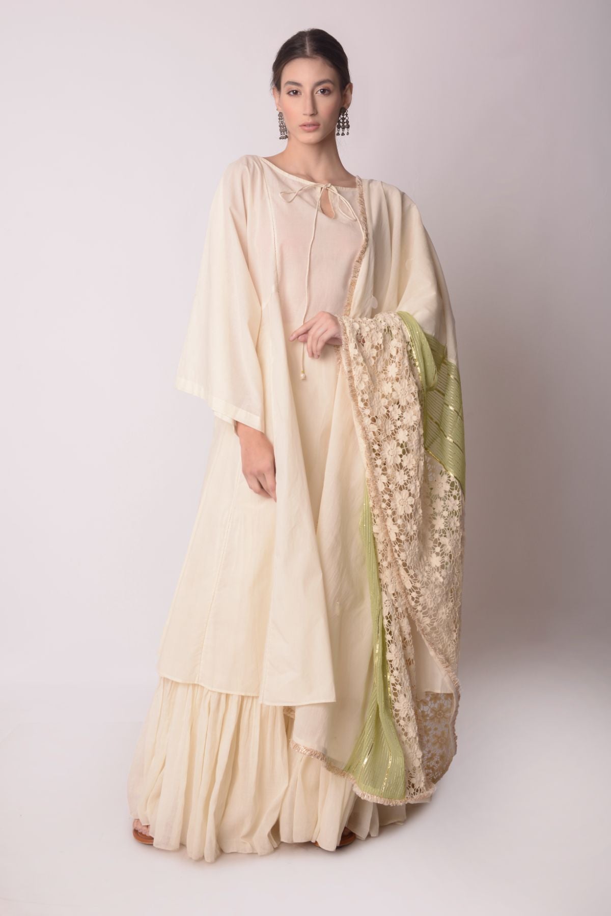 Kalidar Kurta With Sharara Set