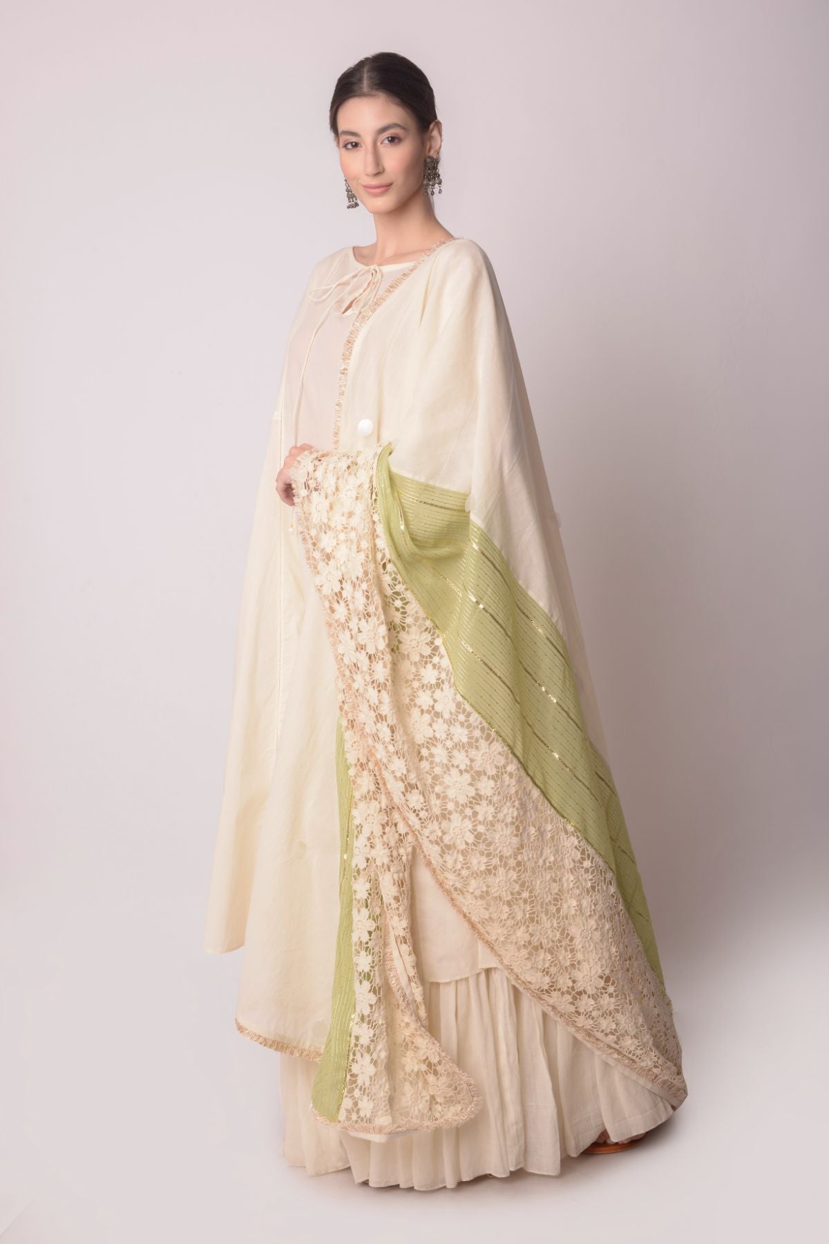 Kalidar Kurta With Sharara Set