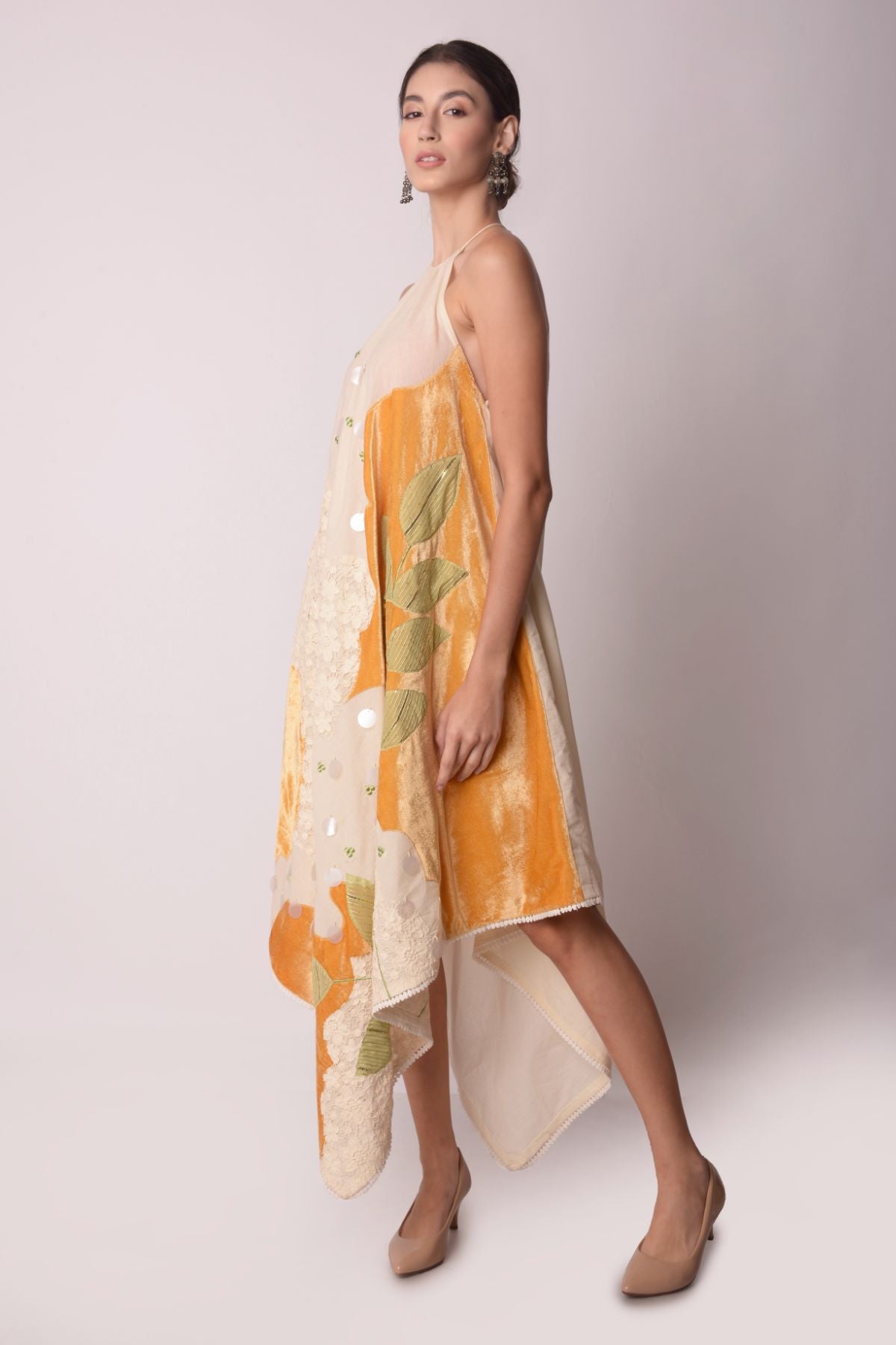 Patchwork Scarf Dress