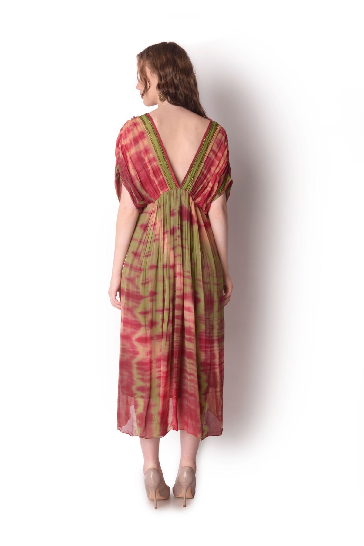 Tie-dye Gathered Dress