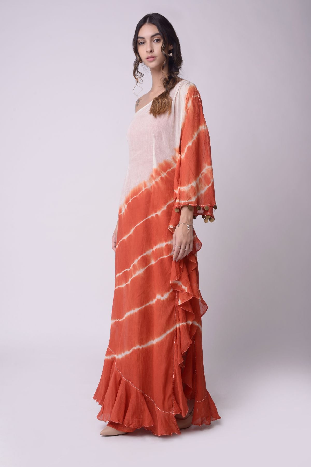 Tie-dye Kaftan Dress