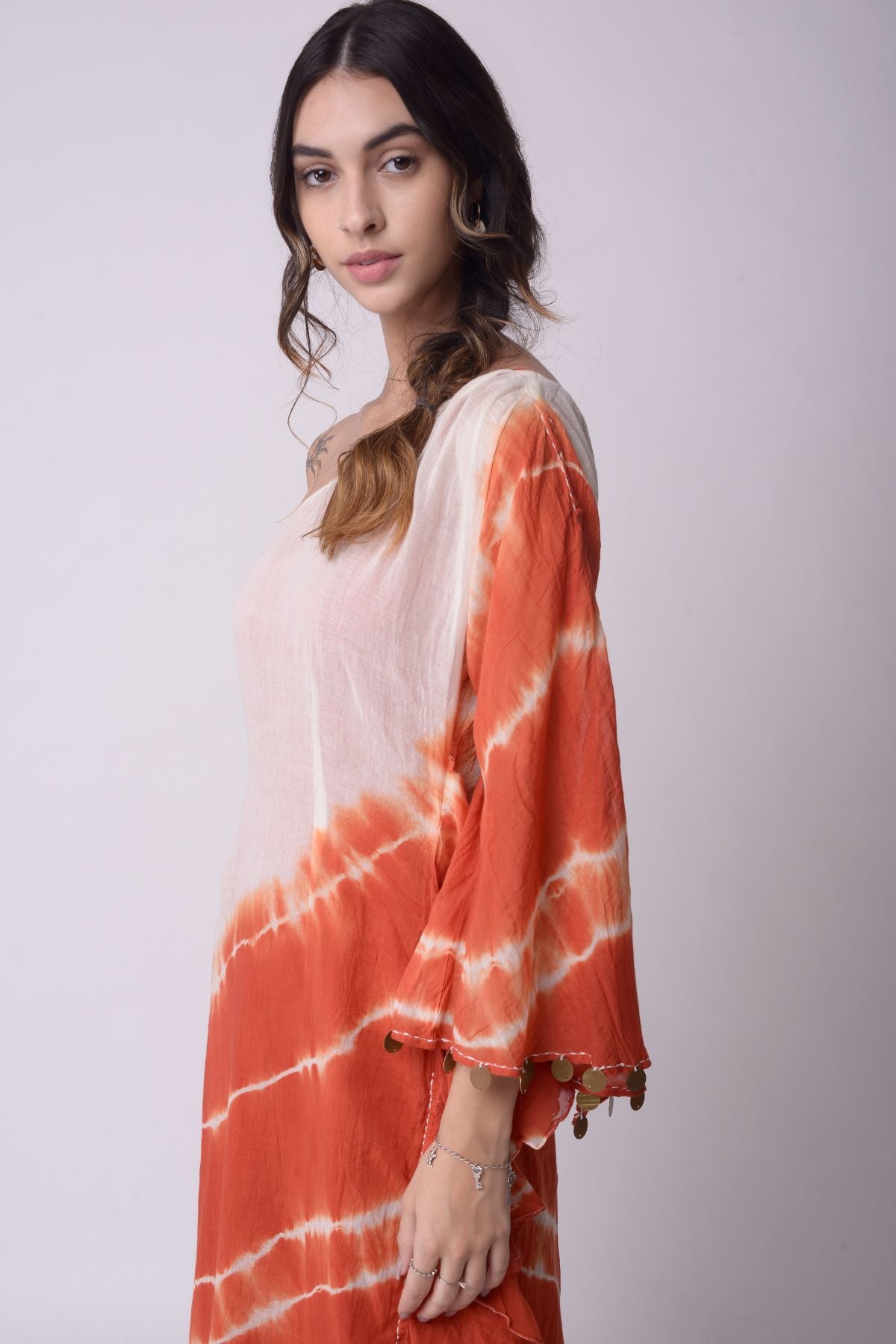 Tie-dye Kaftan Dress