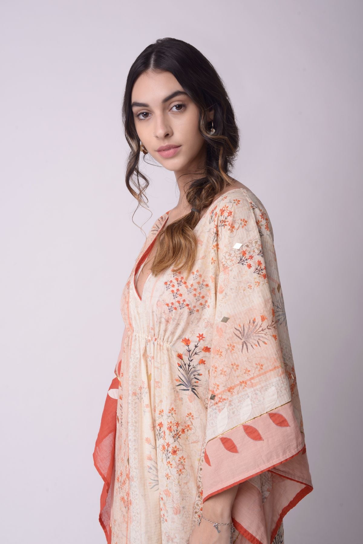 Printed Kaftan Set