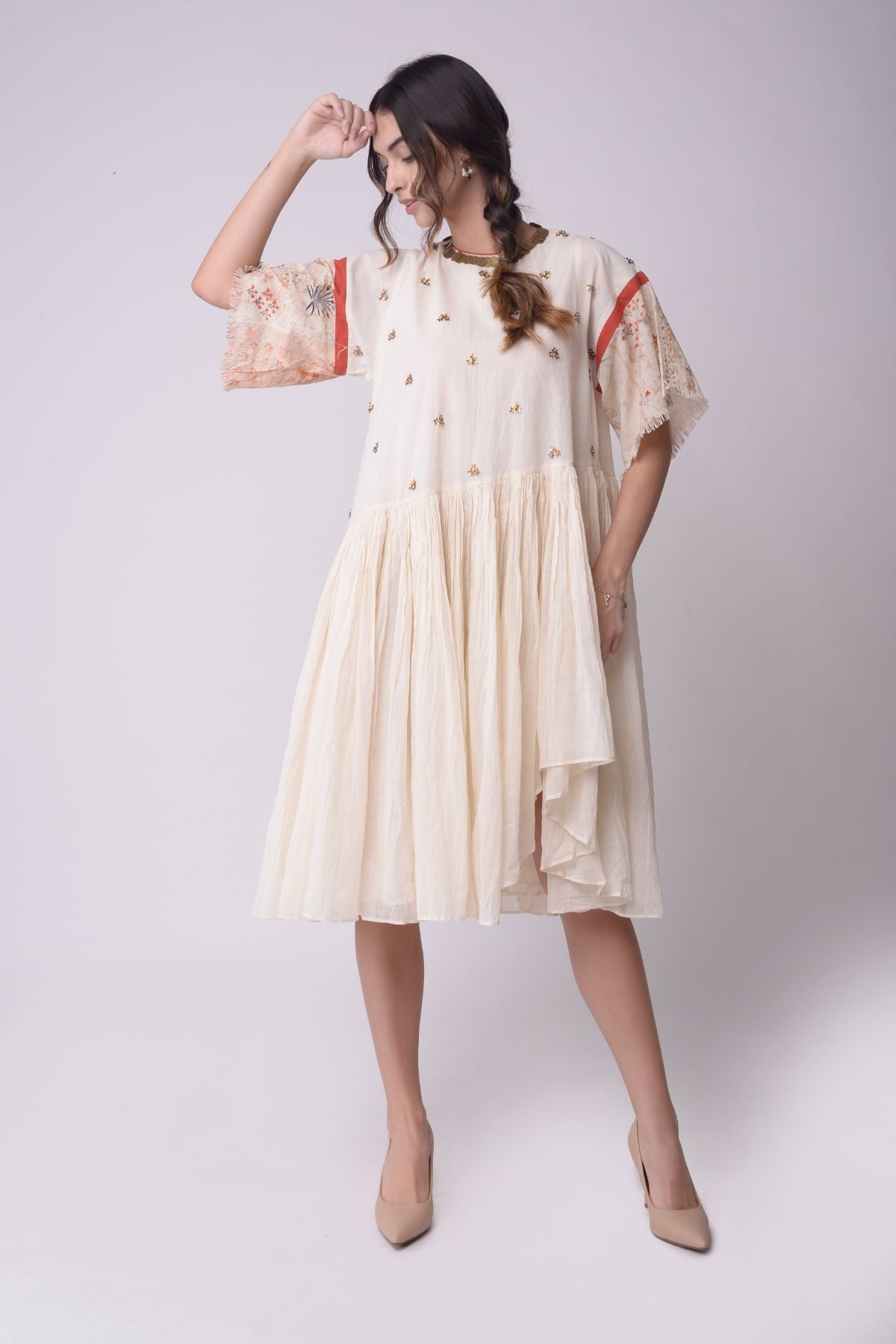 Patchwork Printed Jumpsuit