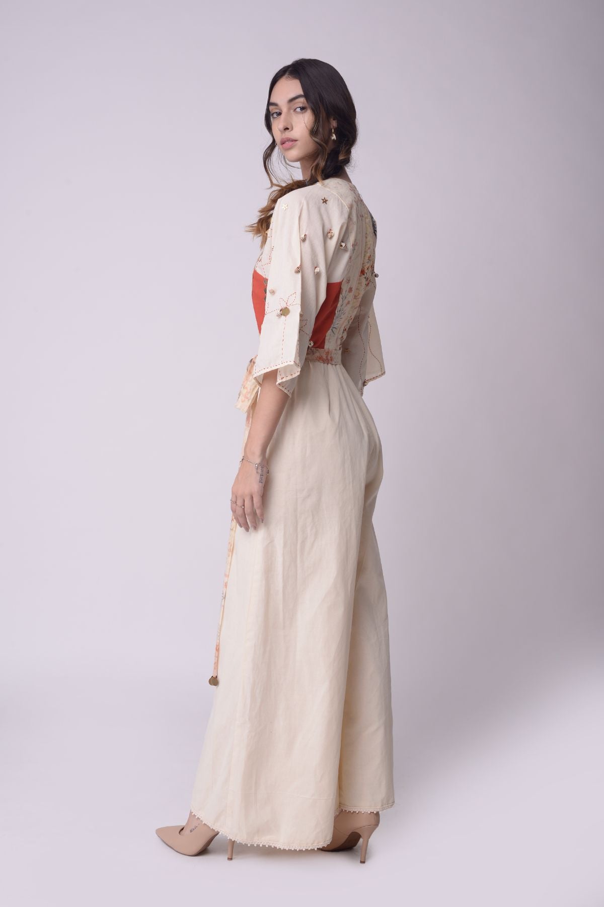 Patchwork Printed Jumpsuit