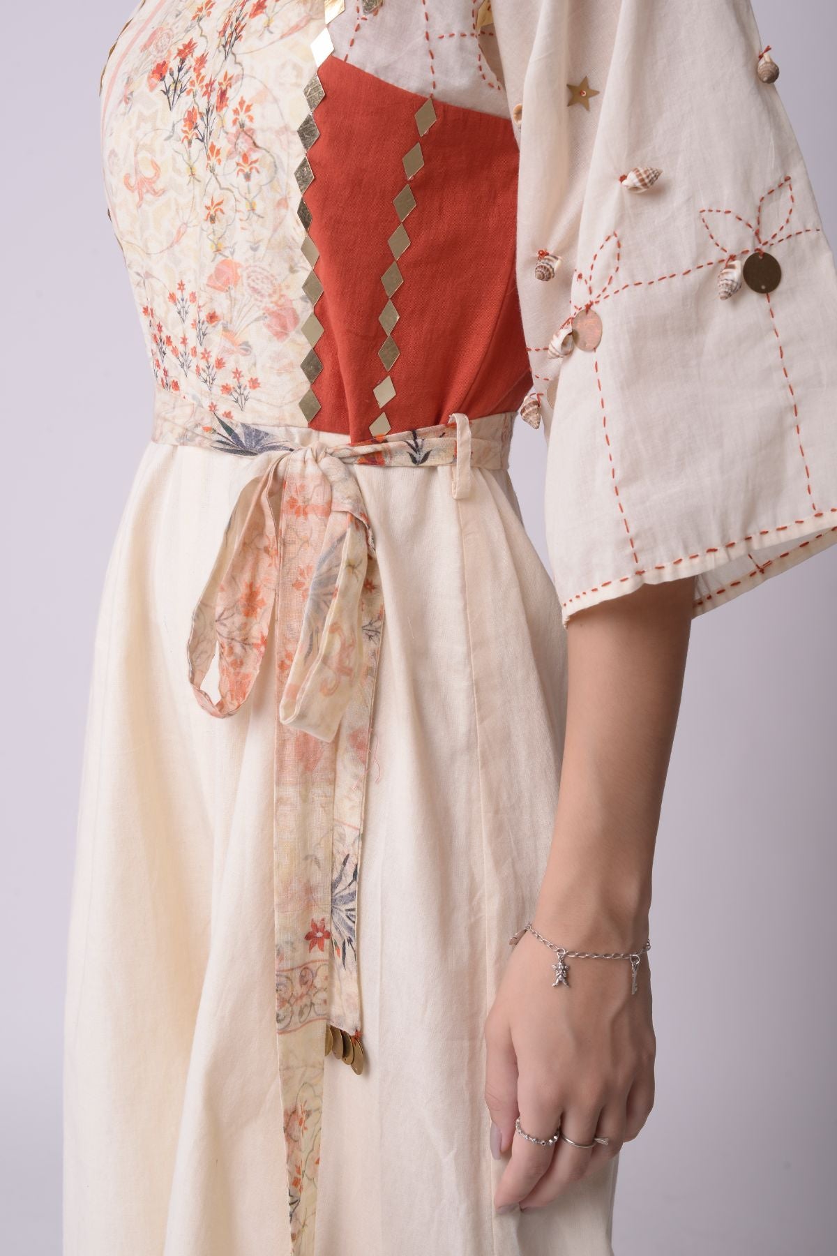 Patchwork Printed Jumpsuit