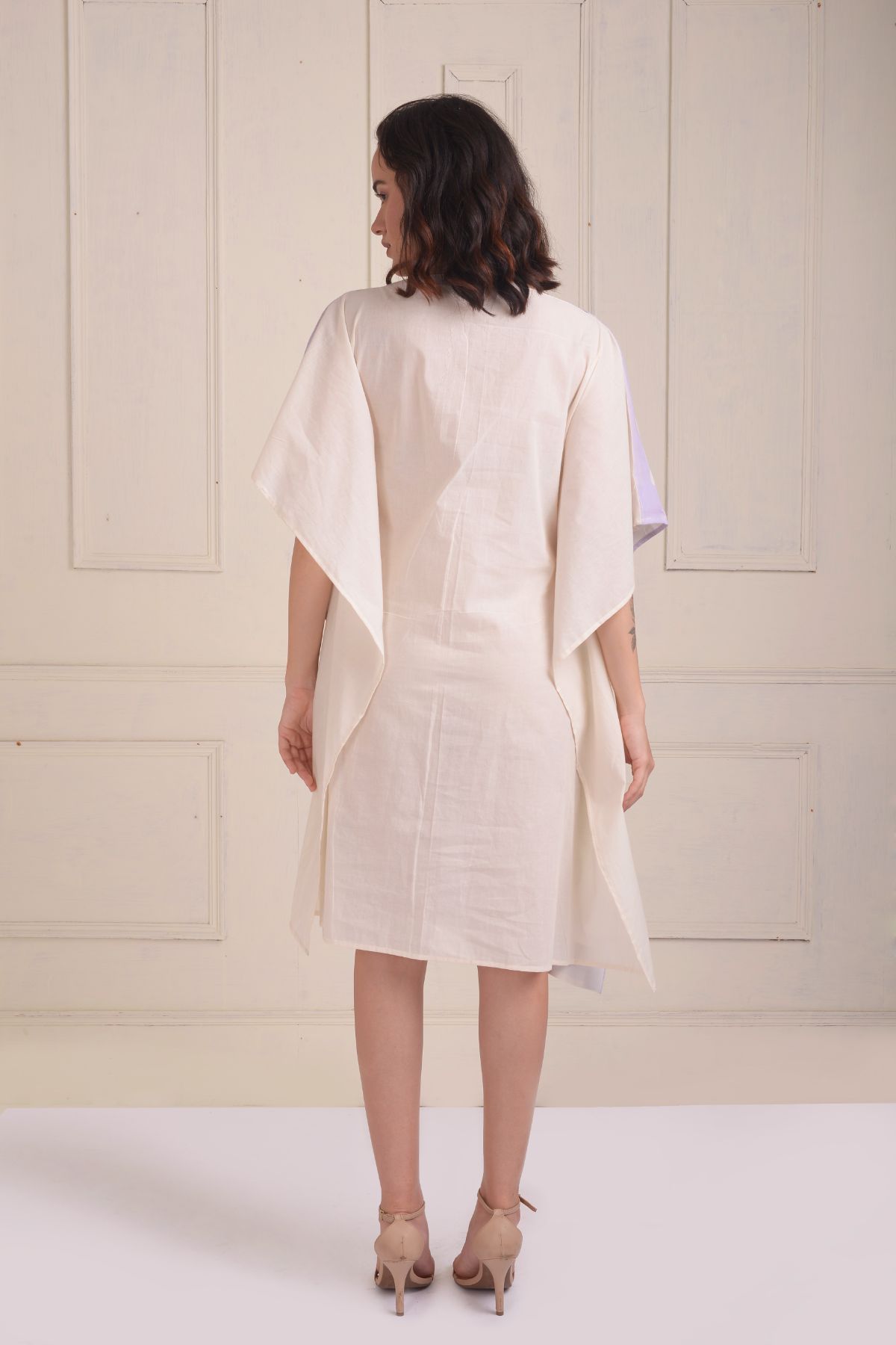 Patchwork scarf dress