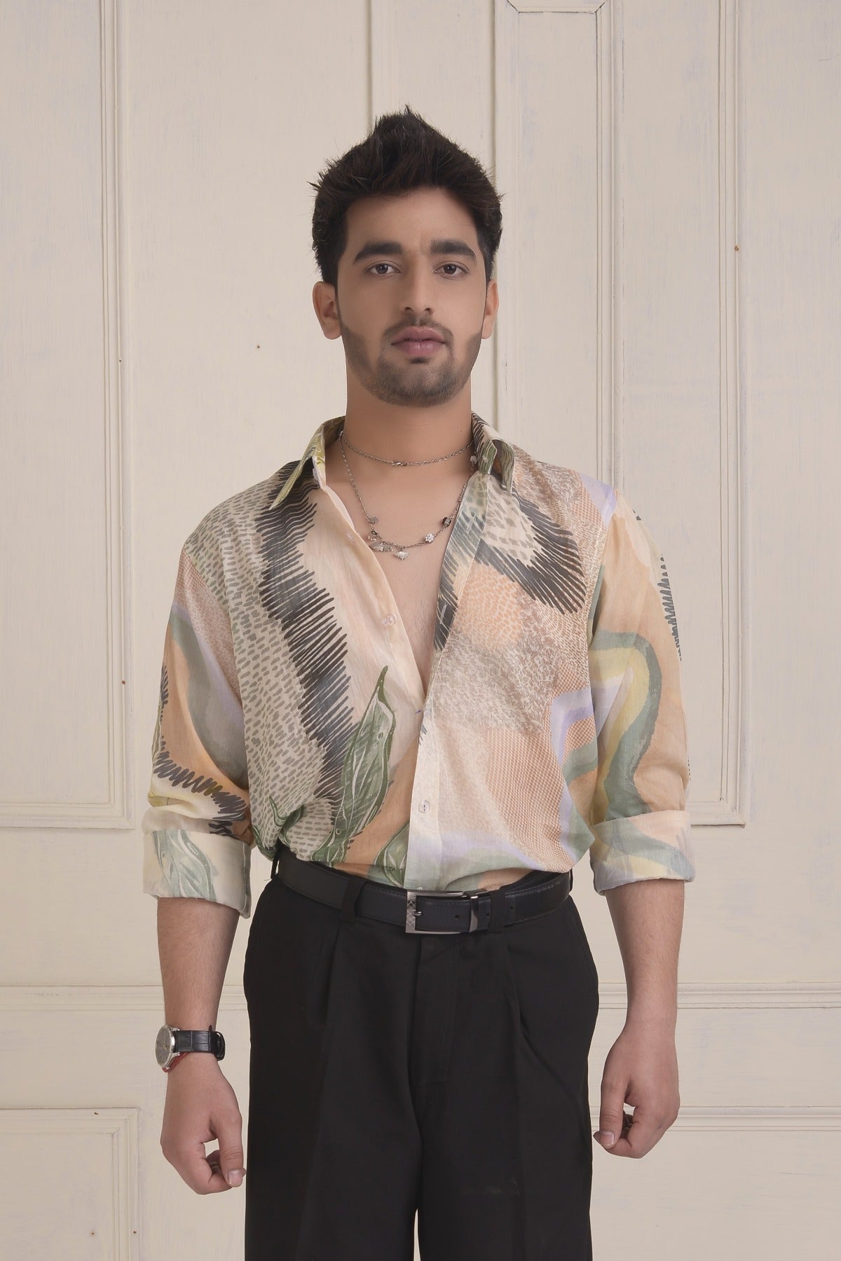 Printed full sleeve shirt