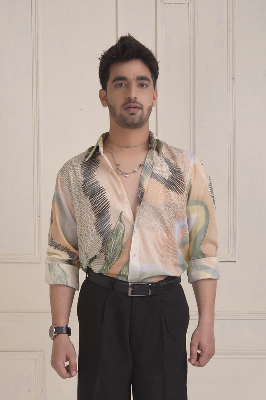 Printed full sleeve shirt
