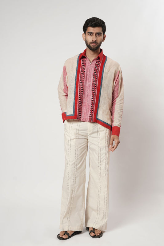 Naga Patch Gusset Shirt Set