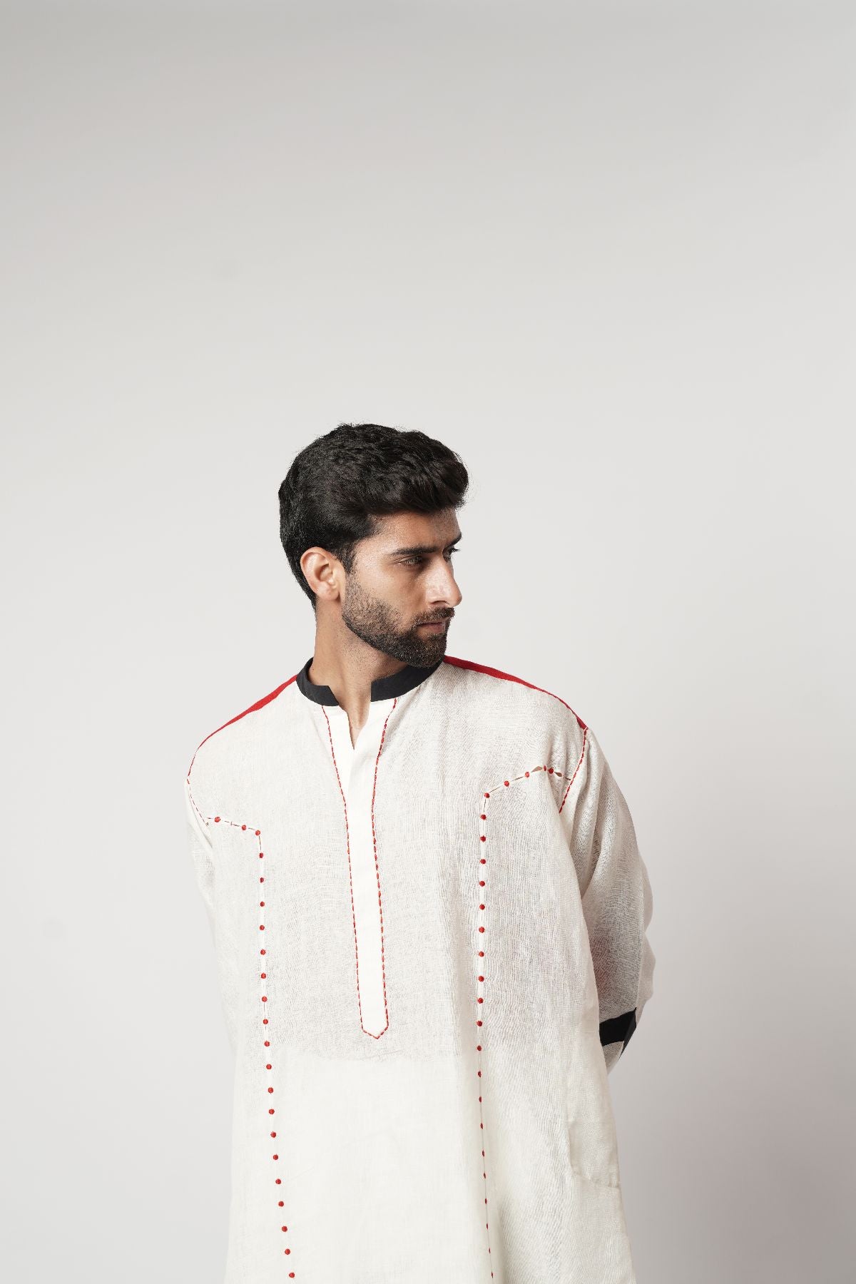 Ruby Bindi Paneled Oversized Gusset Kurta Set