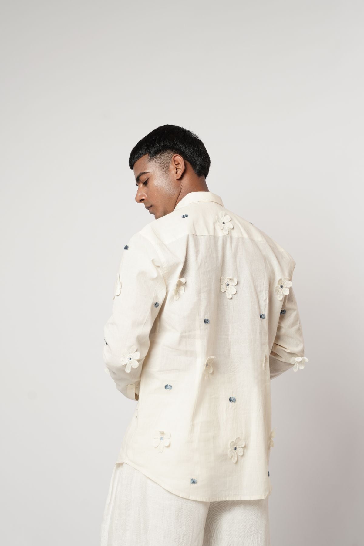 Ombre Floret Shirt Set