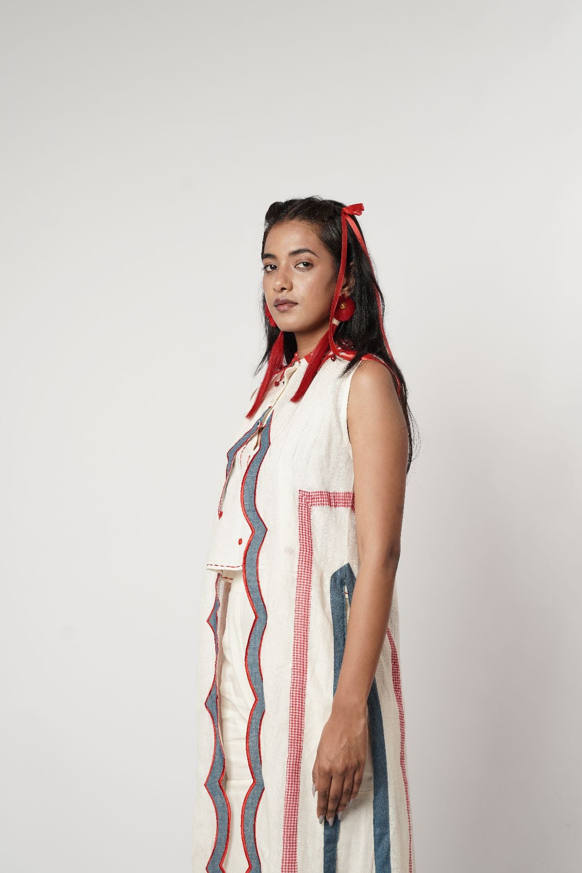 Scalloped 3-Pc Sharara Set