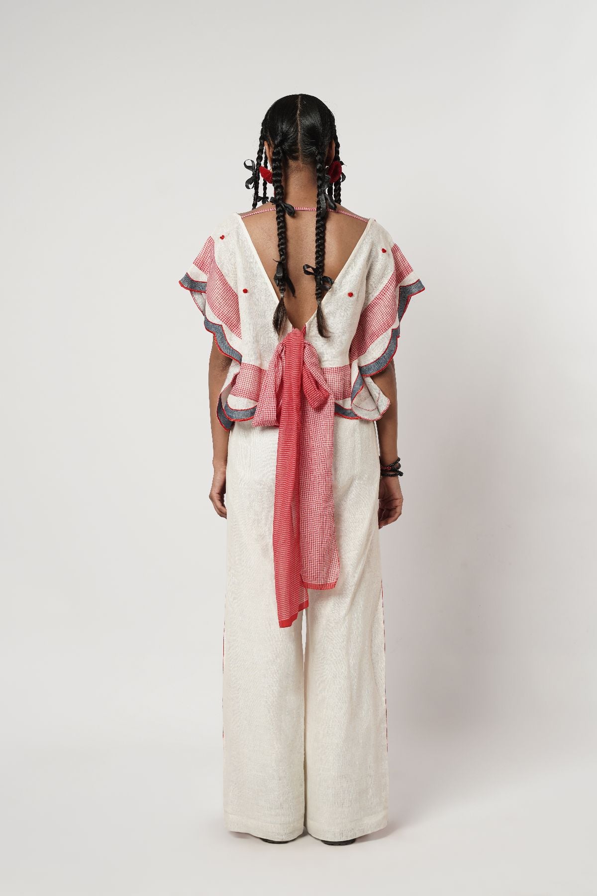 Kaftan Eye Crop Top Set