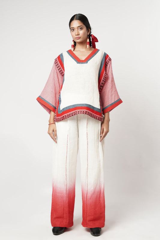 Ombre Paneled Scarf Co-Ord Set