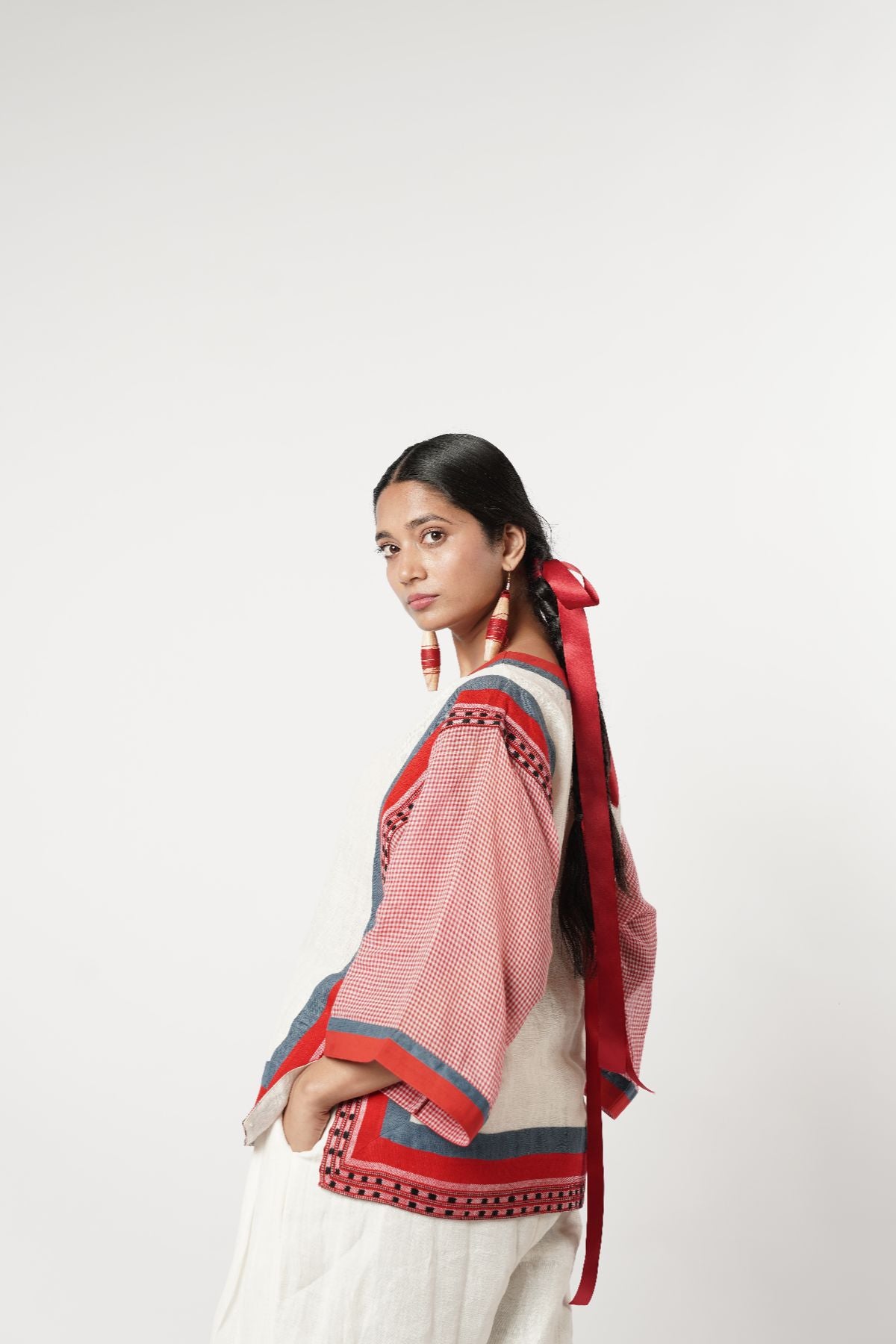 Ombre Paneled Scarf Co-Ord Set