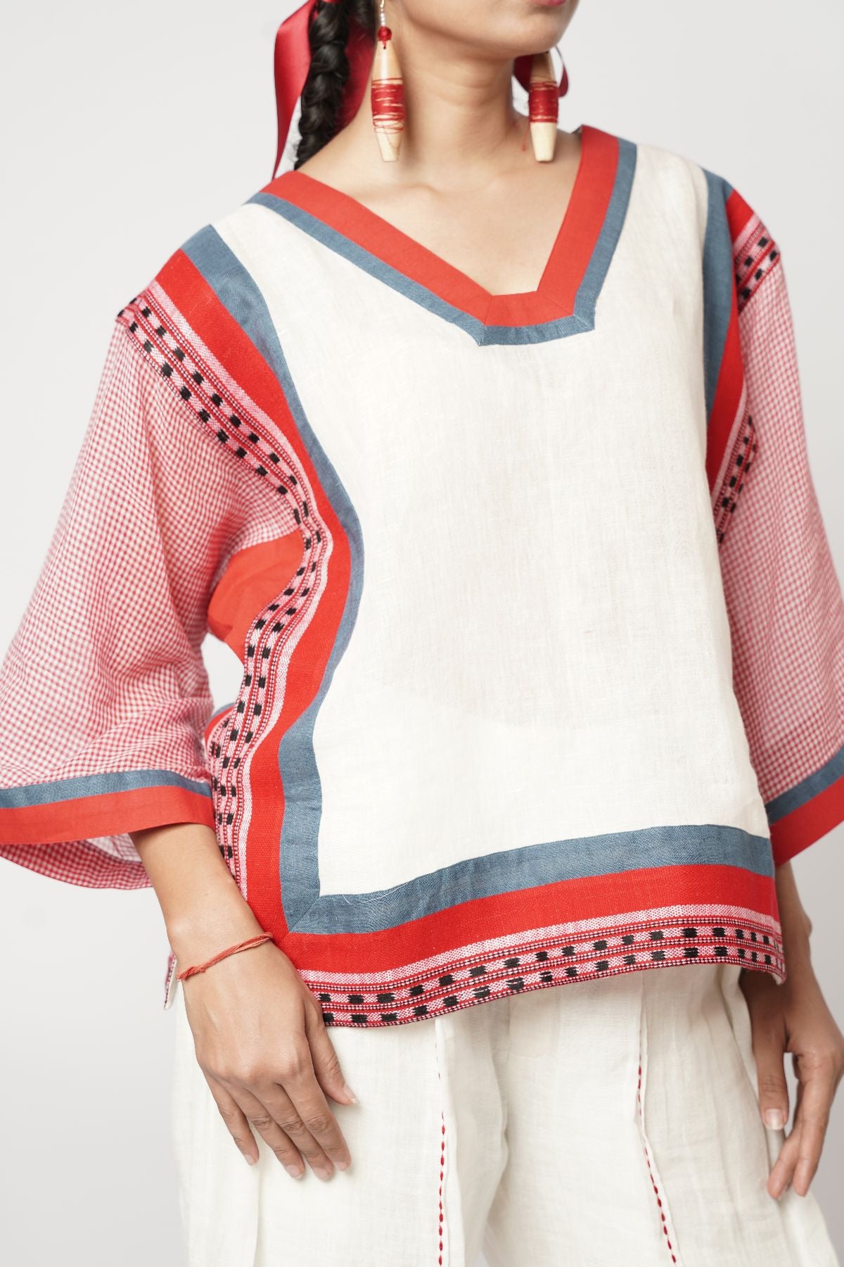 Ombre Paneled Scarf Co-Ord Set