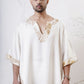 Kaftan Foil Kurta with Straight Fit Pants