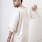 Kaftan Foil Kurta with Straight Fit Pants