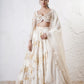 Foil Circular Lehenga with Embroidered Blouse and Dupatta