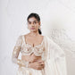 Foil Circular Lehenga with Embroidered Blouse and Dupatta