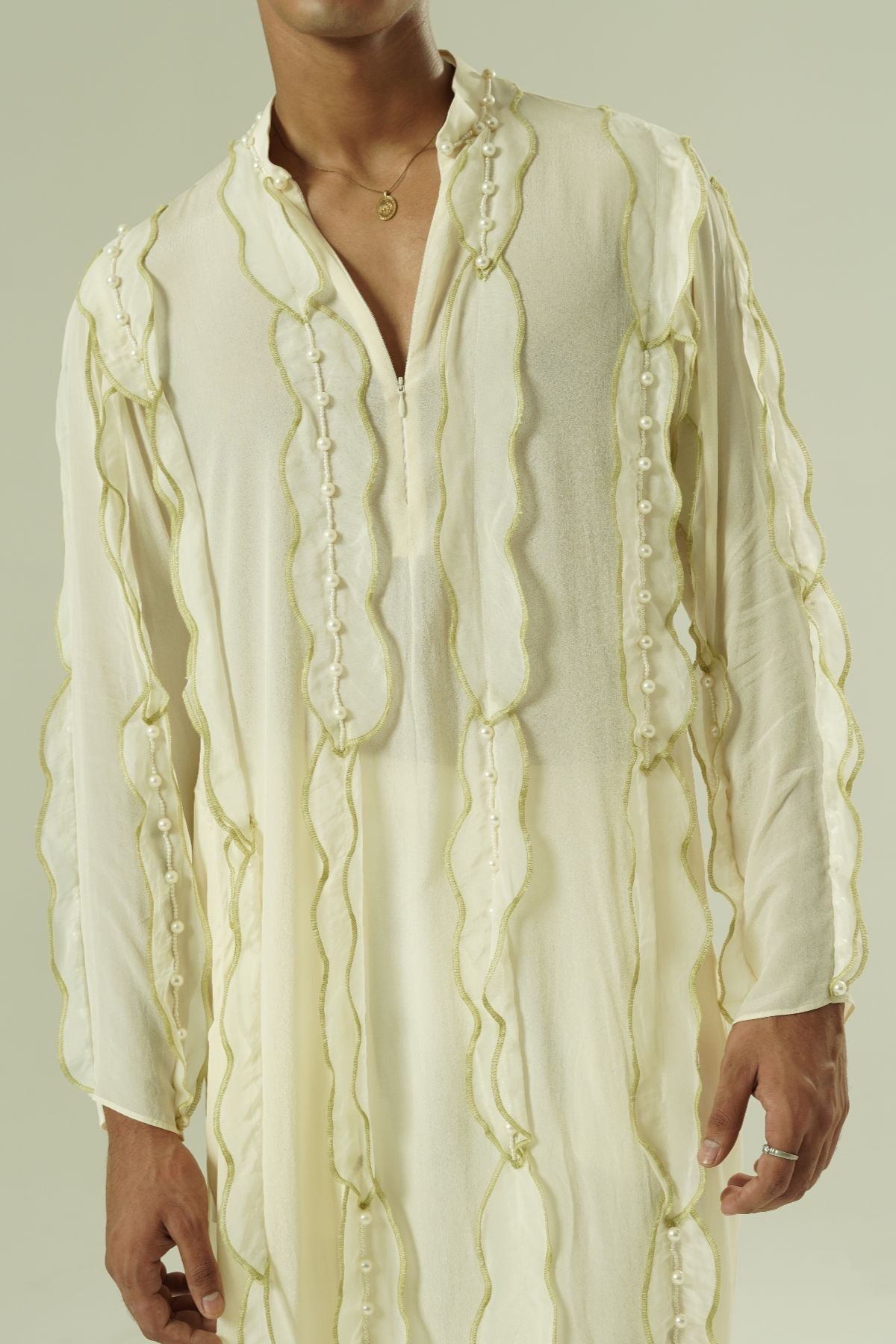 Leaflet Pearl Kurta