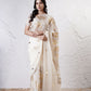 Foil Moon Patchwork Saree with Beaded Blouse