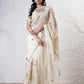 Foil Moon Patchwork Saree with Beaded Blouse