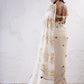 Foil Moon Patchwork Saree with Beaded Blouse