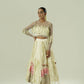 Leaflet Layered Skirt Set