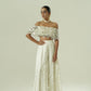 Sequin Drops Tuck Sharara Set