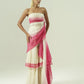 Ombre Draped Layered Sharara Set