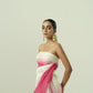 Ombre Draped Layered Sharara Set