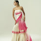 Ombre Draped Layered Sharara Set